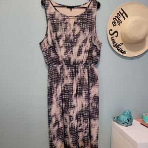 Lane Bryant two tone, tied dye with stripes.